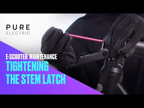 Tightening the stem latch | Pure Advance / Flex / Air3