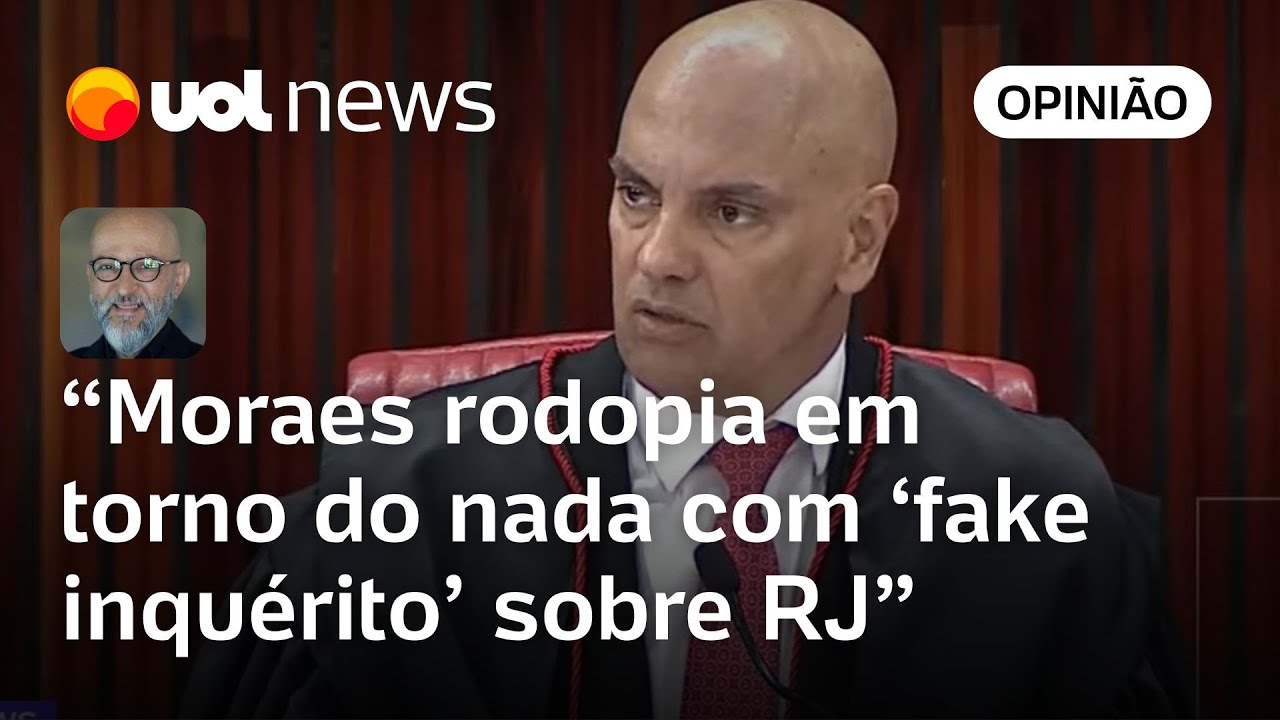 Moraes manda abrir inquérito que já está aberto para apresentar trabalho no RJ | Josias de Souza TV Online Moraes manda abrir inquérito que já está aberto para apresentar trabalho no RJ | Josias de Souza