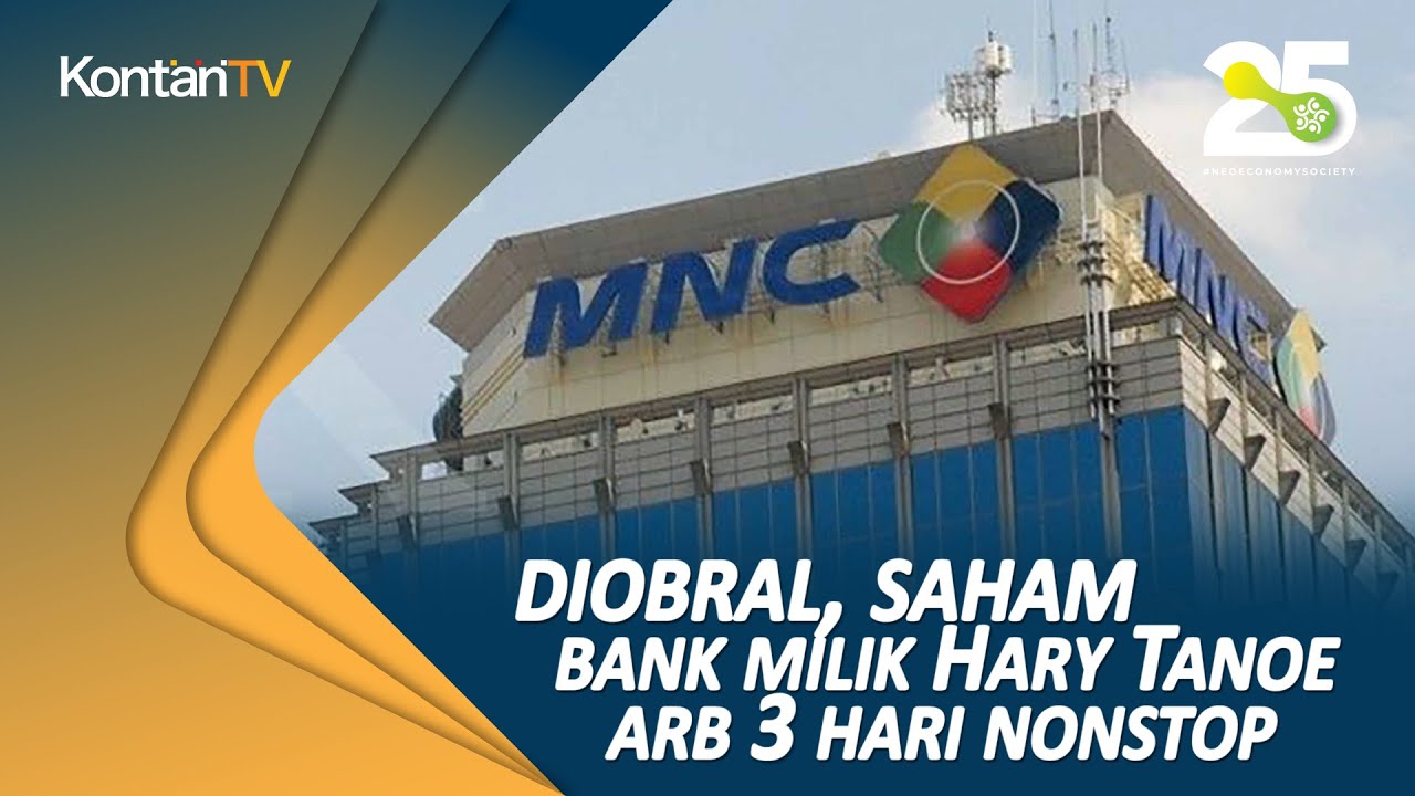 Diobral, Saham Bank Milik Hary Tanoe ARB 3 Hari Nonstop