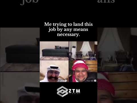 The Things We Do for a Job Interview