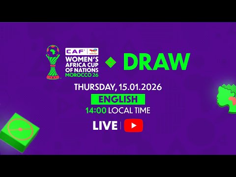 Final Tournament of the Women Africa Cup of Nations 2026 - Draw English