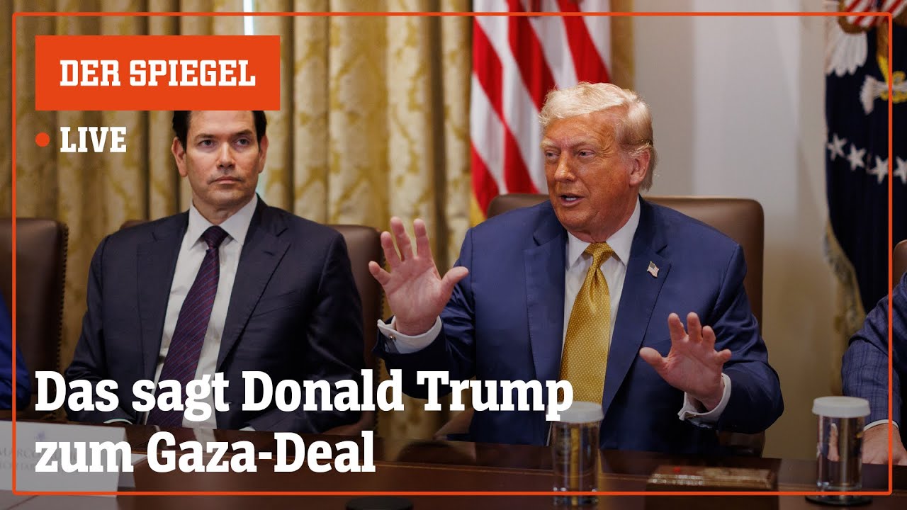 Livestream: Das sagt Donald Trump zur Lage in Nahost | DER SPIEGEL