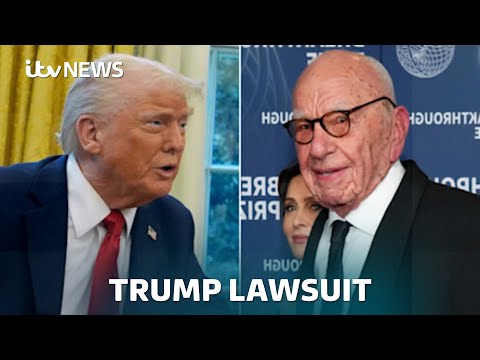 Donald Trump sues Rupert Murdoch after Jeffrey Epstein letter report  |ITV News