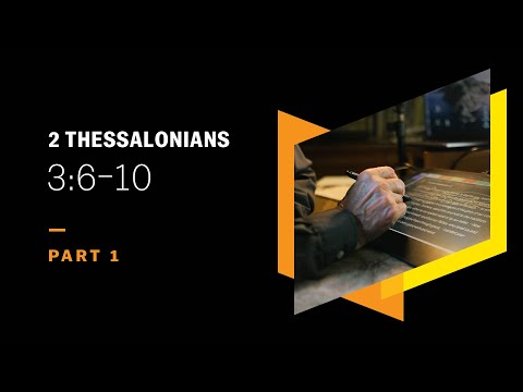 Sometimes Ostracism Brings Reconciliation: 2 Thessalonians 3:6–10, Part 1