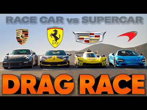 Supercar Showdown: Ferrari vs. McLaren vs. Porsche vs. Le Mans Racer