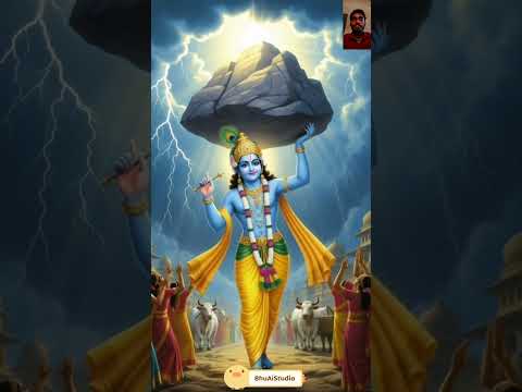 “जब भगवान कृष्ण ने सिखाया प्रकृति की पूजा का अर्थ 🌿” #moonhindianimation #aivideo #moralstory