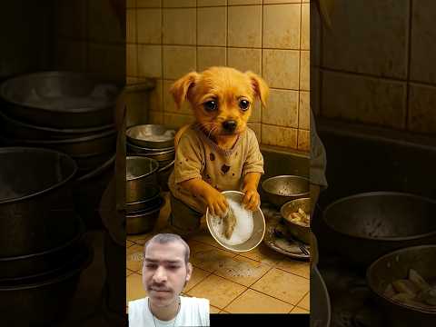 The poor puppy don't have Cash to buy ball so, his rich friends making funny of him 2😭 #animals #ai