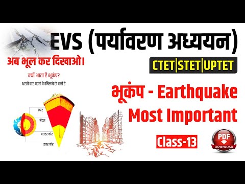 EVS | Earthquake and its type / भूकंप (Earthquake) & All Important Questions | Ratnesh Sir Study91