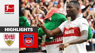 Madness In Stuttgart! Kleindienst Scores Twice | VfB Stuttgart — 1. FC Heidenheim 3-3 | Highlights