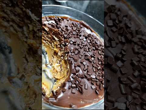 Pavê de doce de leite e chocolate 🍫 #pavê #receitas #recemcasados