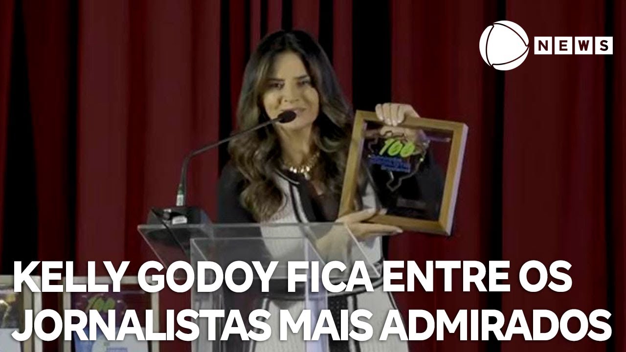 Kelly Godoy fica em 10º lugar no prêmio 100 Mais Admirados Jornalistas Brasileiros