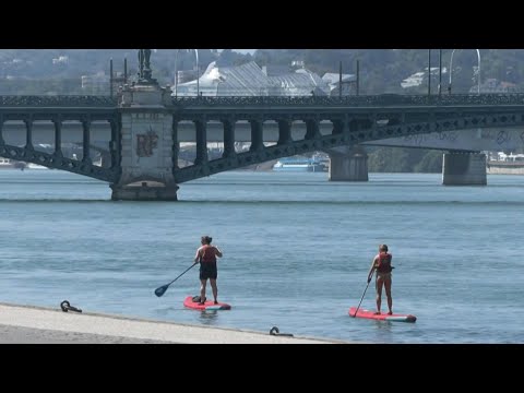 Heatwave in France: Scenes from the Banks of the Rhône in Lyon | AFP