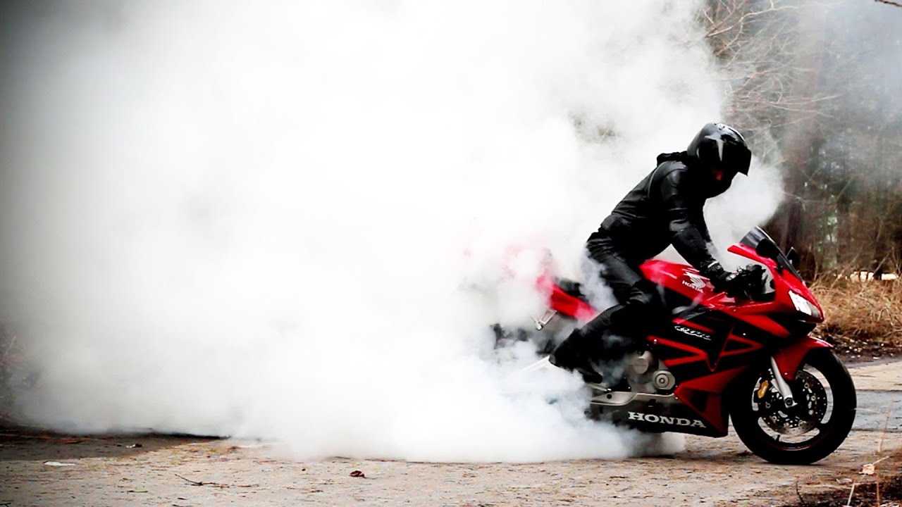 Honda cbr burnout #2