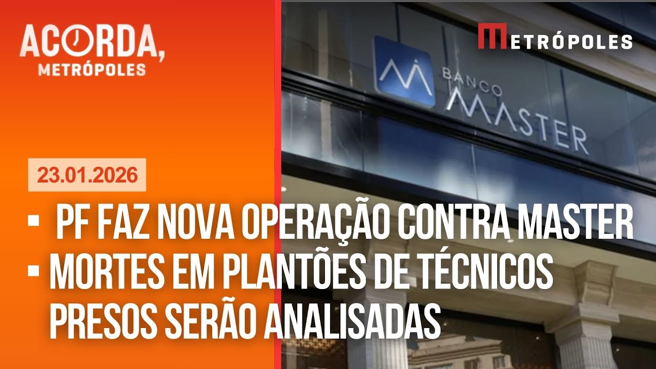 AO VIVO: PF faz nova operação contra Master; Mortes em plantões de técnicos presos serão analisadas
