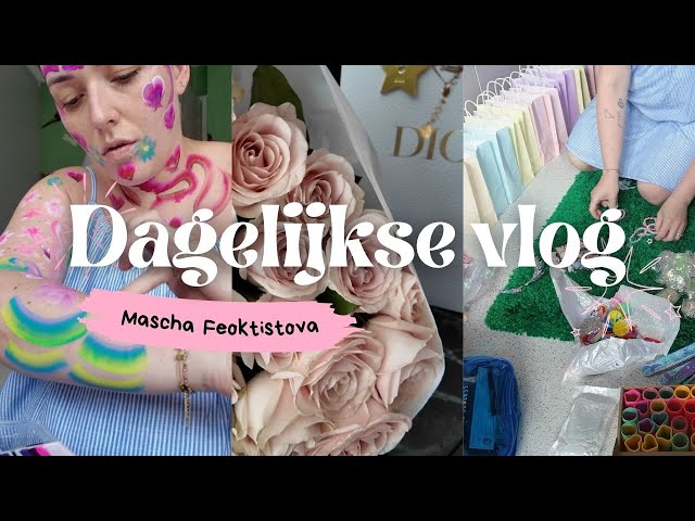 Spelen met splitcake schmink, cadeau van Dior en goodiebags vullen | Vloggloss 3851