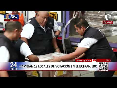 ONPE inicia distribución de material electoral para la segunda vuelta presidencial