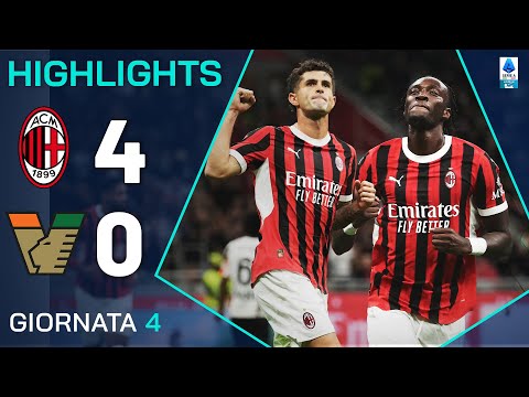 MILAN-VENEZIA 4-0 | HIGHLIGHTS | 4ª GIORNATA | SERIE A ENILIVE 2024/25