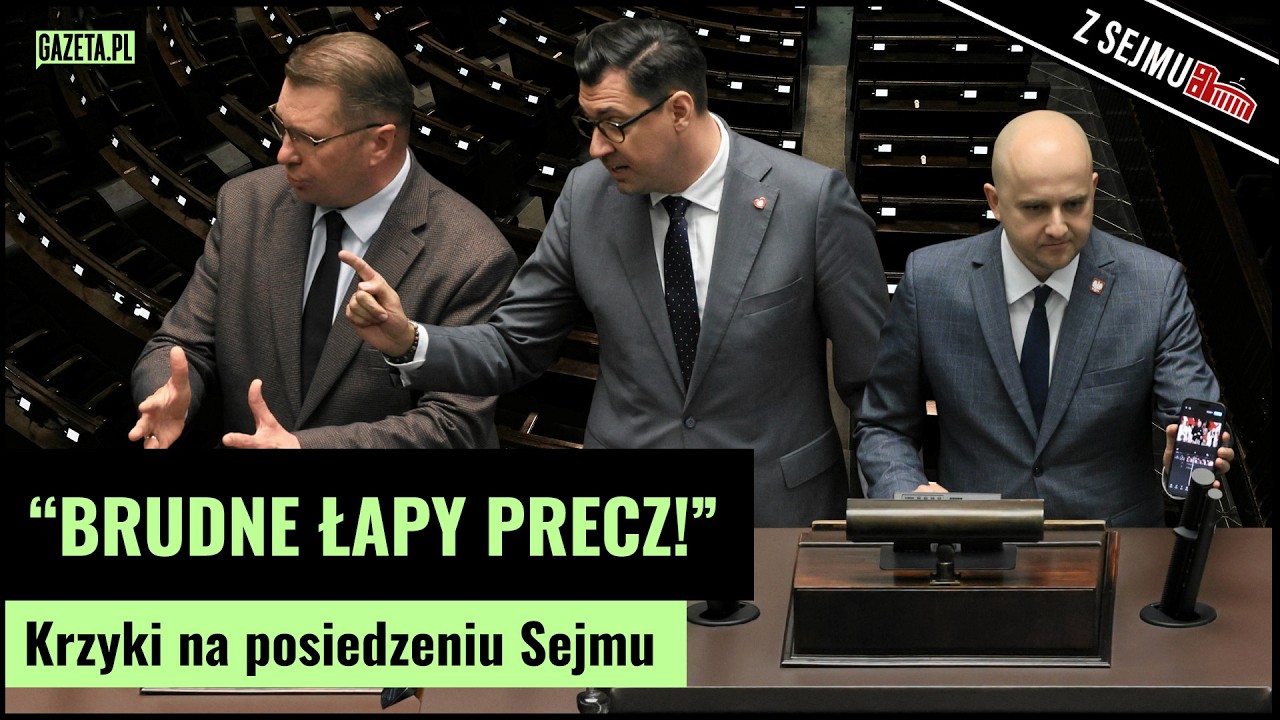 "Niedźwiedzie ludobójcy!", "Do dymisji!". Emocje w Sejmie