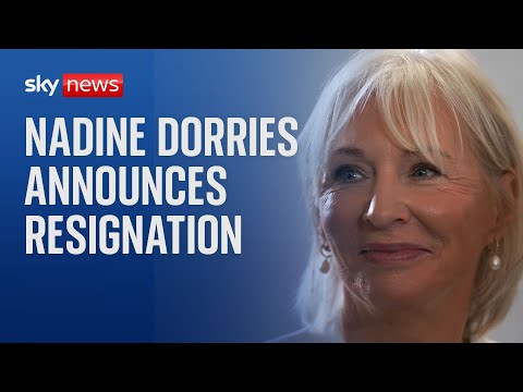 Nadine Dorries formally resigns as MP
