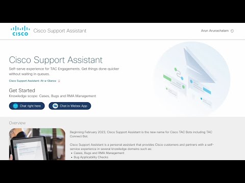 Cisco Support Assistant