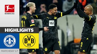 Sancho Comeback Secures Win! | Darmstadt — Borussia Dortmund 0-3 | Highlights | MD 17 – Bundesliga