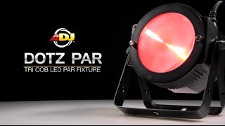 ADJ American DJ DOTZ PAR Wash/Blinder Par Light with COB RGB in action - learn more
