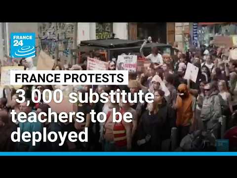 France education minister promises 3,000 extra teachers in bid to quell protests • FRANCE 24