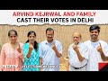 Arvind Kejriwal News | Arvind Kejrwal Casts His Vote With Family In Phase 6
