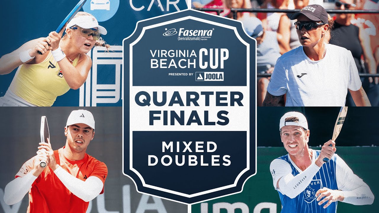 Waters/Johns v Pisnik/Daescu at the Fasenra Virginia Beach Cup presented by Joola
