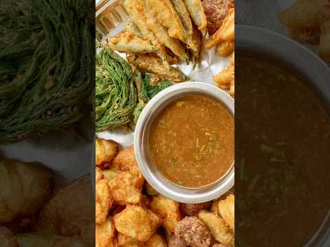 အကြော်စုံ Myanmar Fritters known as A-Kyaw-Sone. #streetfood #triditionalfood  #food #cook  #foodie