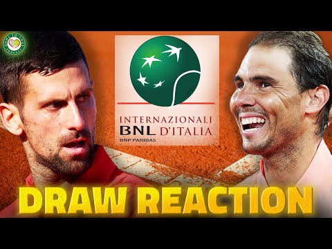 ATP Rome Open 2024 | Draw Reaction