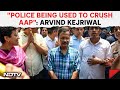 Arvind Kejriwal Latest News | Arvind Kejriwal Targets BJP: Police Being Used To Crush AAP