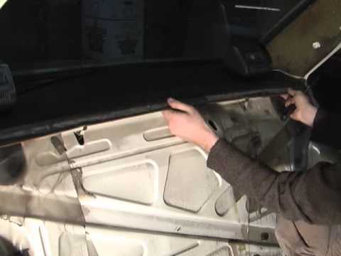 Audi 80 (B1)  - Parcel Shelf Removal