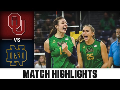 Oklahoma and Notre Dame Face Off in Thrilling ACC Volleyball Match