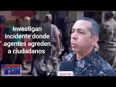 Policía investiga incidente donde agentes agreden a supuestos delincuentes