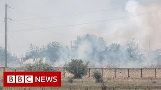 Russia reports series of explosions near Ukraine border –   BBC News