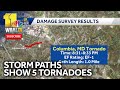Powerful storms spawn tornadoes, leave behind damage