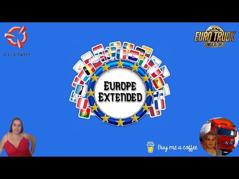Europe Extended Map v1.7 ETS2 1.50
