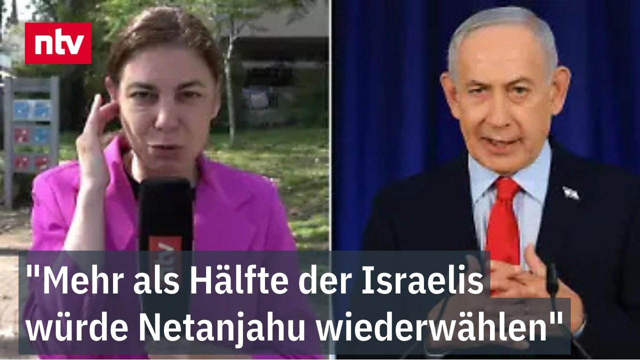 Trotz Eskalation im Libanon unterstützen Israelis weiter Netanjahu, berichtet Raschel Blufarb | ntv