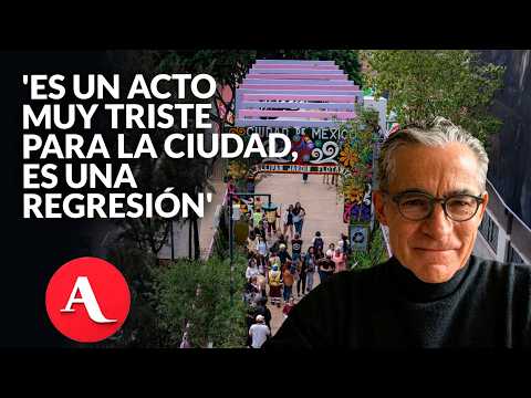 Felipe Leal critica pintura, luminarias y calzada flotante en la Ciudad de México