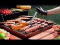 Royal Gourmet 24in Charcoal Grill w/ Wood Shelves - CC2024
