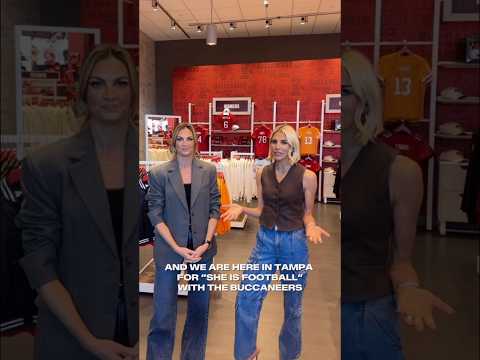 Erin Andrews and Charissa Thompson are here for She is Football! ? #buccaneers #nfl #women #shorts