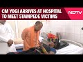 Hathras Stampede News | CM Yogi Adityanath Arrives At Hospital To Meet Hahtras Stampede Victims