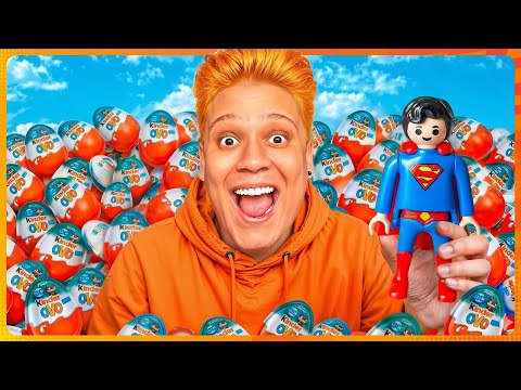 COMPREI MAIS KINDER OVO DA NOVA COLEÇÃO DA LIGA DA JUSTIÇA!