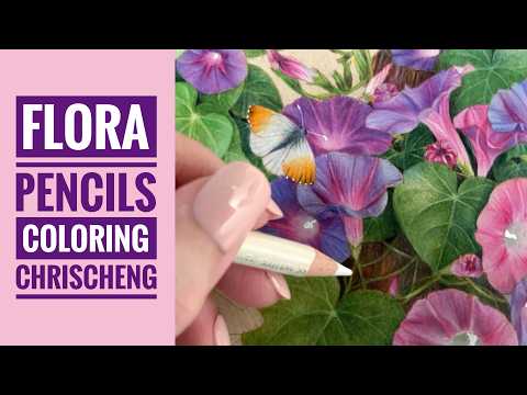 FLORA Pencils Coloring | Part 6/8 - From "The Nest of Morning Light" | Chris Cheng