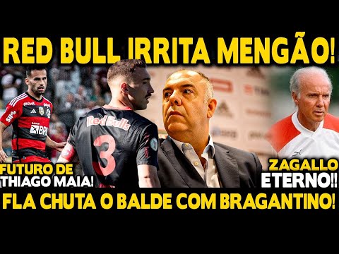 FLAMENGO CHUTA O BALDE, SE IRRITA E AMEAÇA BRAGANTINO! FUTURO DE THIAGO MAIA DEFINIDO!