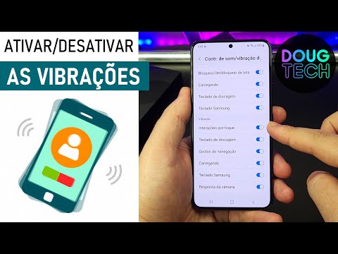 Como Ativar/Desativar as VIBRAÇÕES do Samsung Galaxy