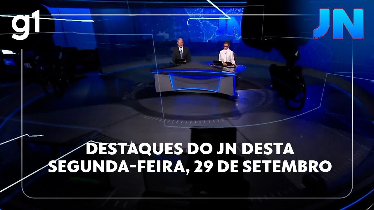 Jornal Nacional Veja os destaques do JN desta segunda feira 29 de setembro