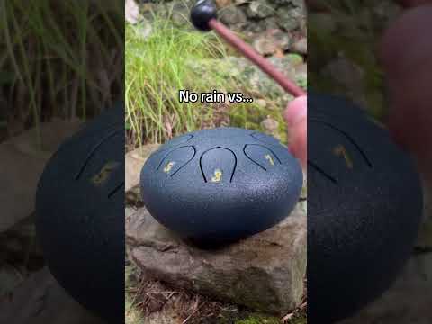 Rain or no rain? 💧 #nature #drums #rain #garden #instrument #relax #relaxing #meditation #outdoor