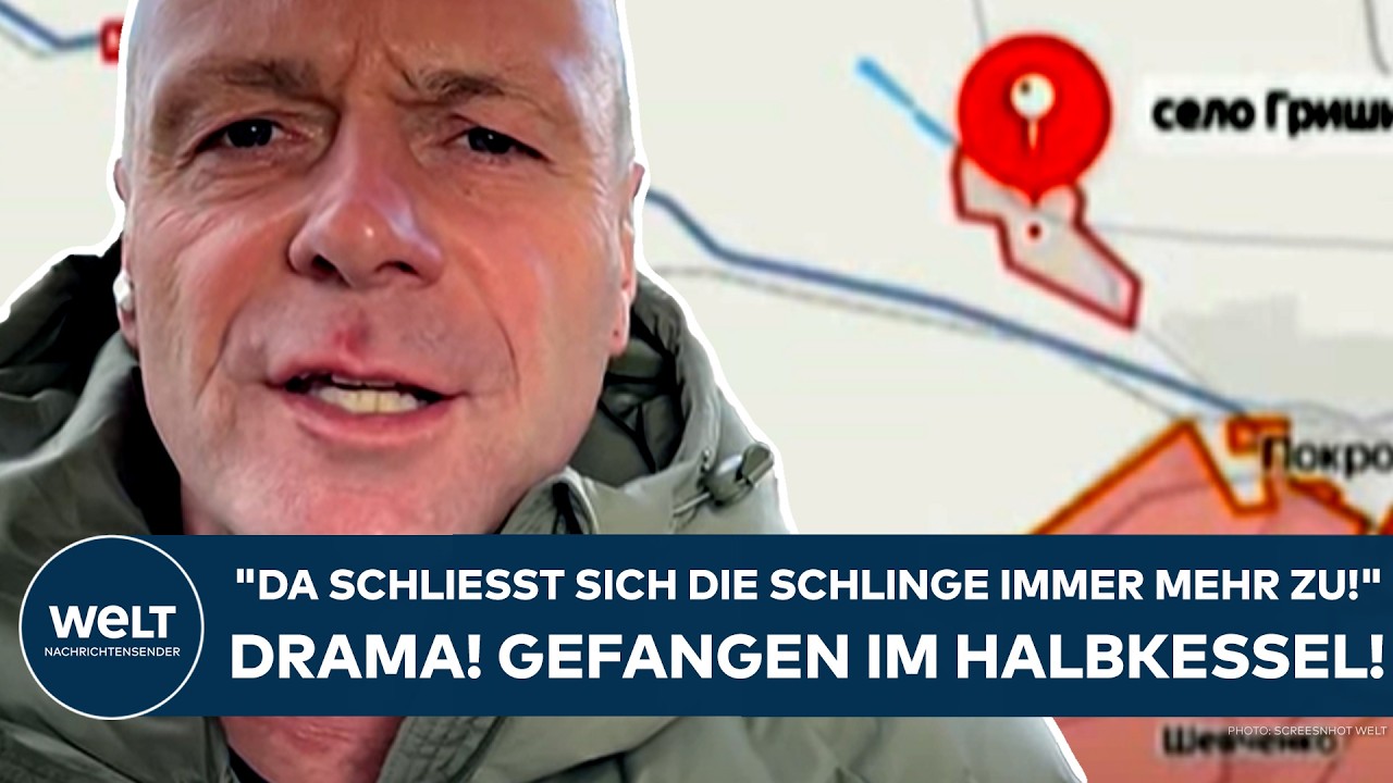 PUTINS KRIEG: "Da schließt sich die Schlinge immer mehr zu!" Drama! Gefangen im Halbkessel!